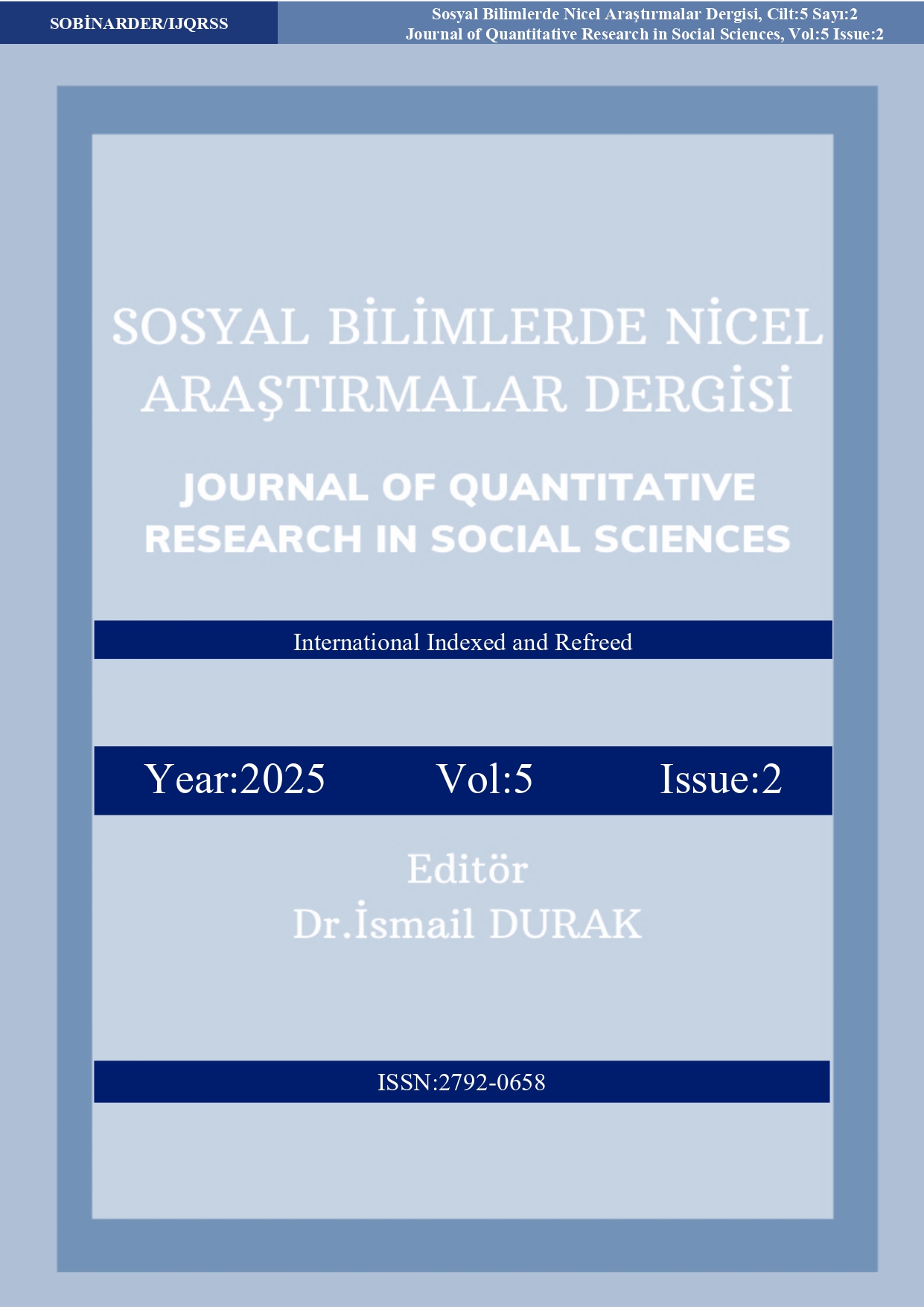 					Cilt 5 Sayı 2 (2025): Güncel Sayı Gör
				